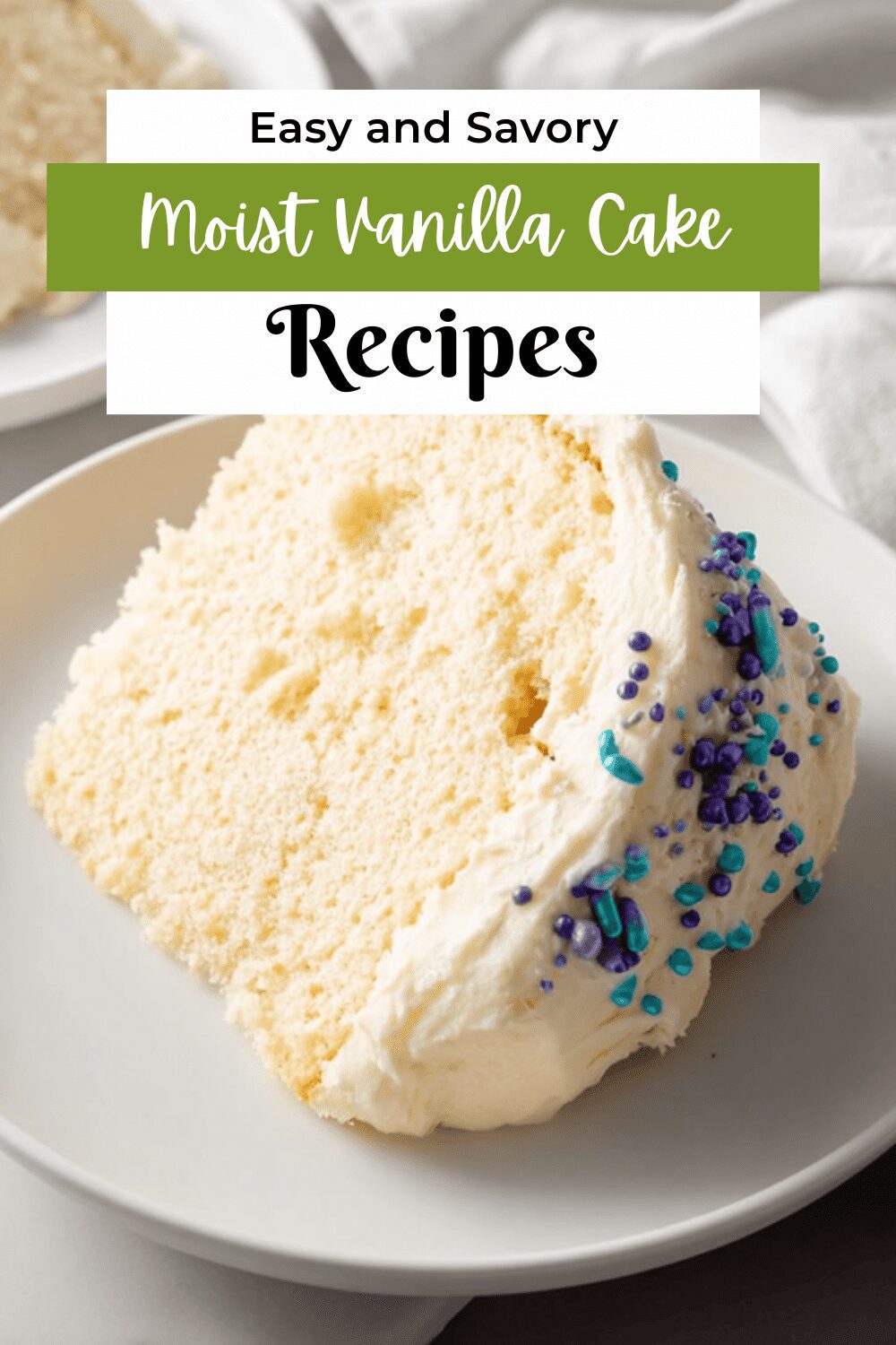 Moist Vanilla Cake