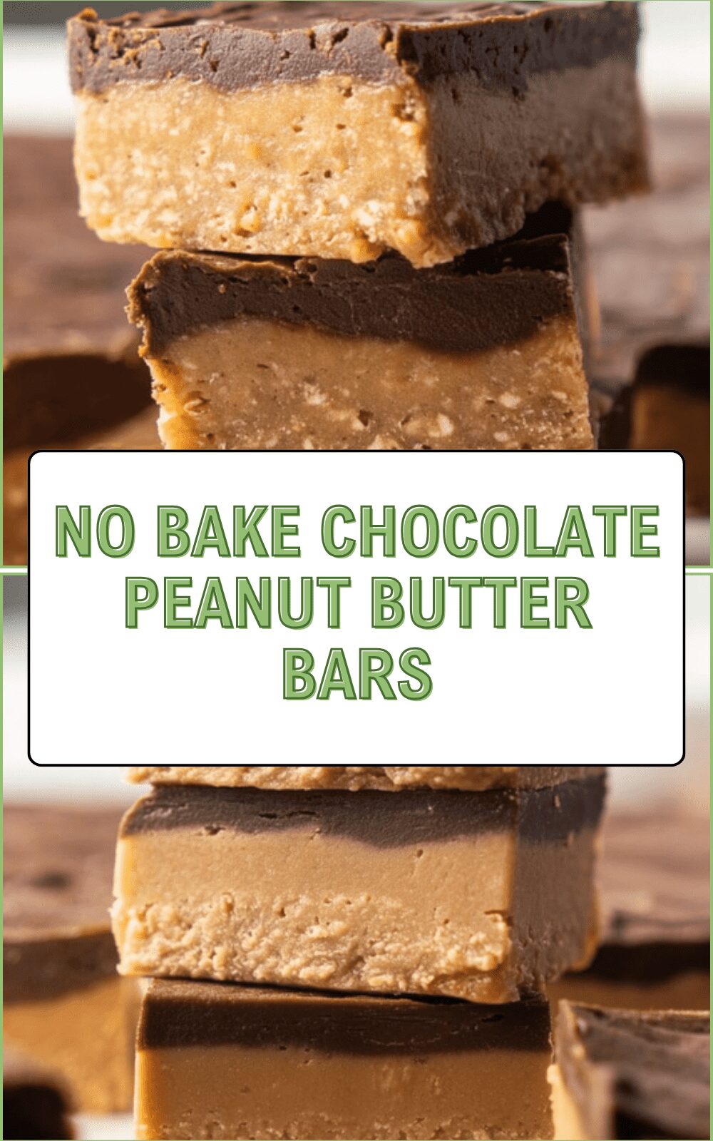 No Bake Chocolate Peanut Butter Bars Recipe With Easy Ingredients 6 No Bake Chocolate Peanut Butter Bars