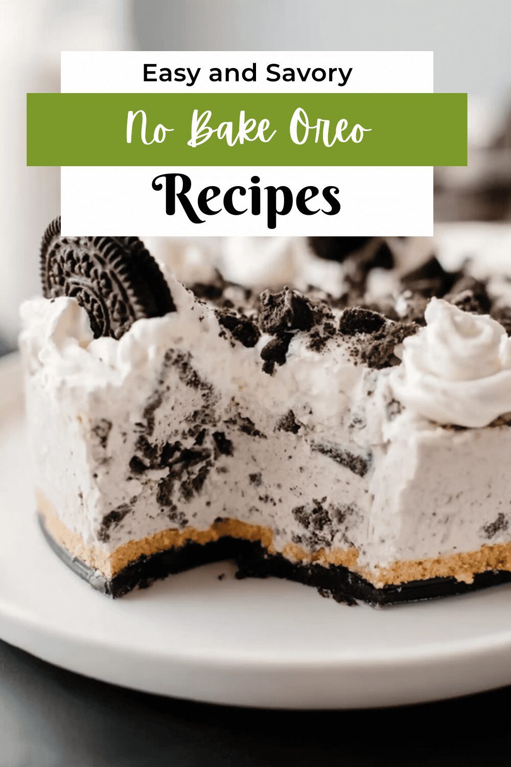 No-Bake Oreo Cheesecake Recipe For A Creamy, Easy Dessert 4 No Bake Oreo Cheesecake