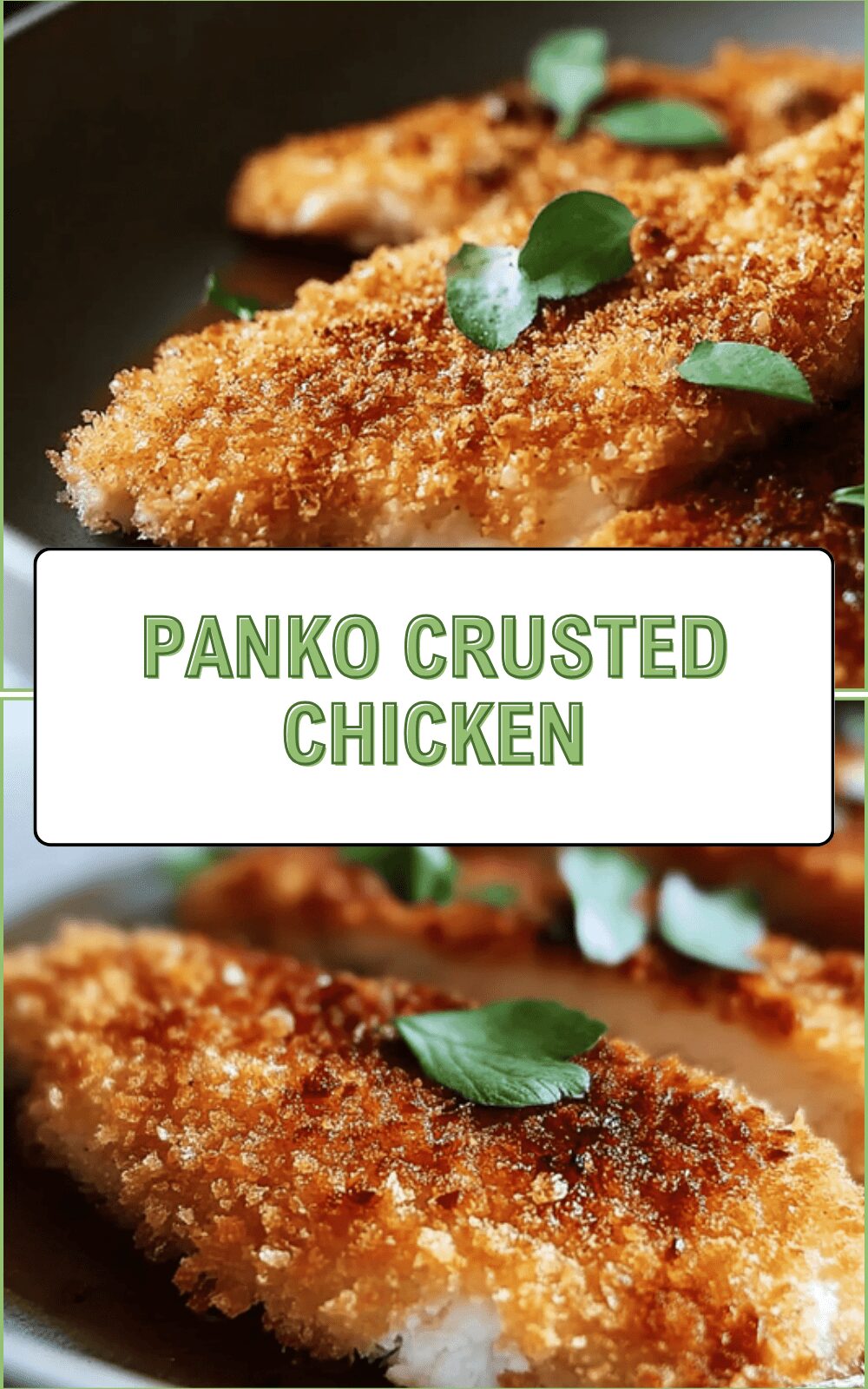Panko Crusted Chicken