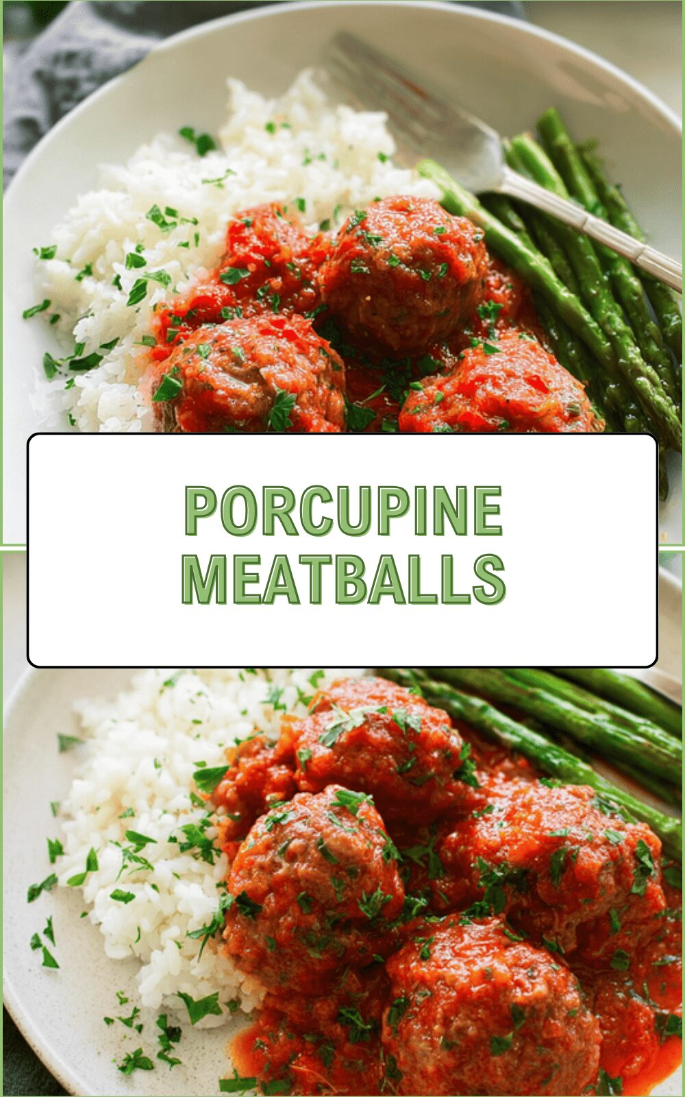 Porcupine Meatballs