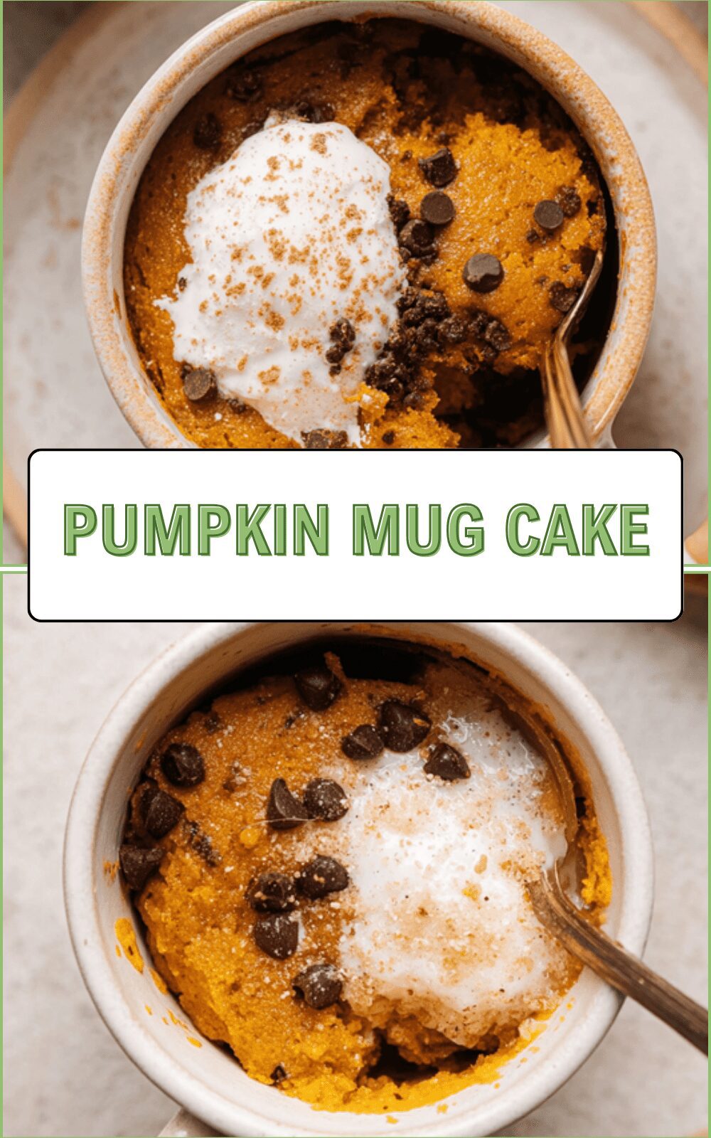 Pumpkin Mug Cake