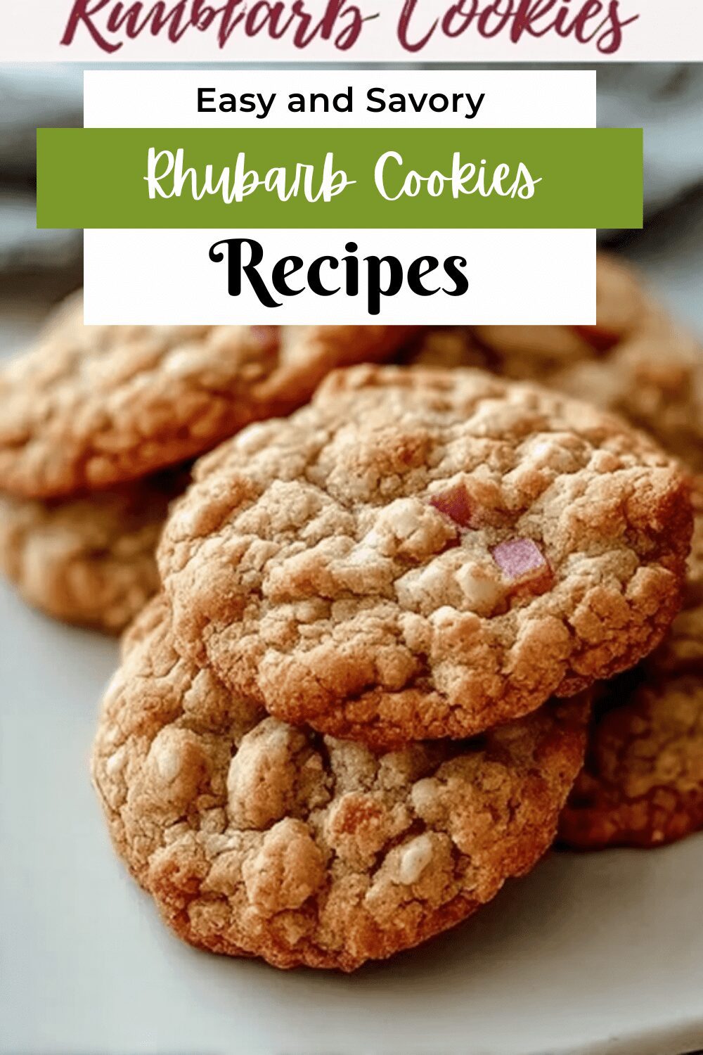 Rhubarb Cookies