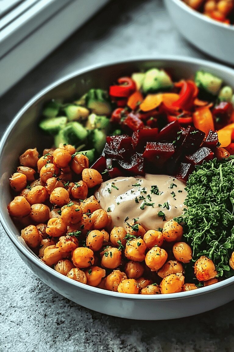 Roasted Veggie And Crispy Chickpea Bowls 15.Png
