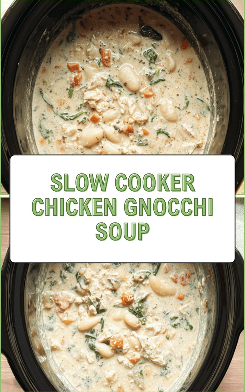 Crockpot Chicken Gnocchi Soup Recipe For Easy Comfort Food 6 Slow Cooker Chicken Gnocchi Soup