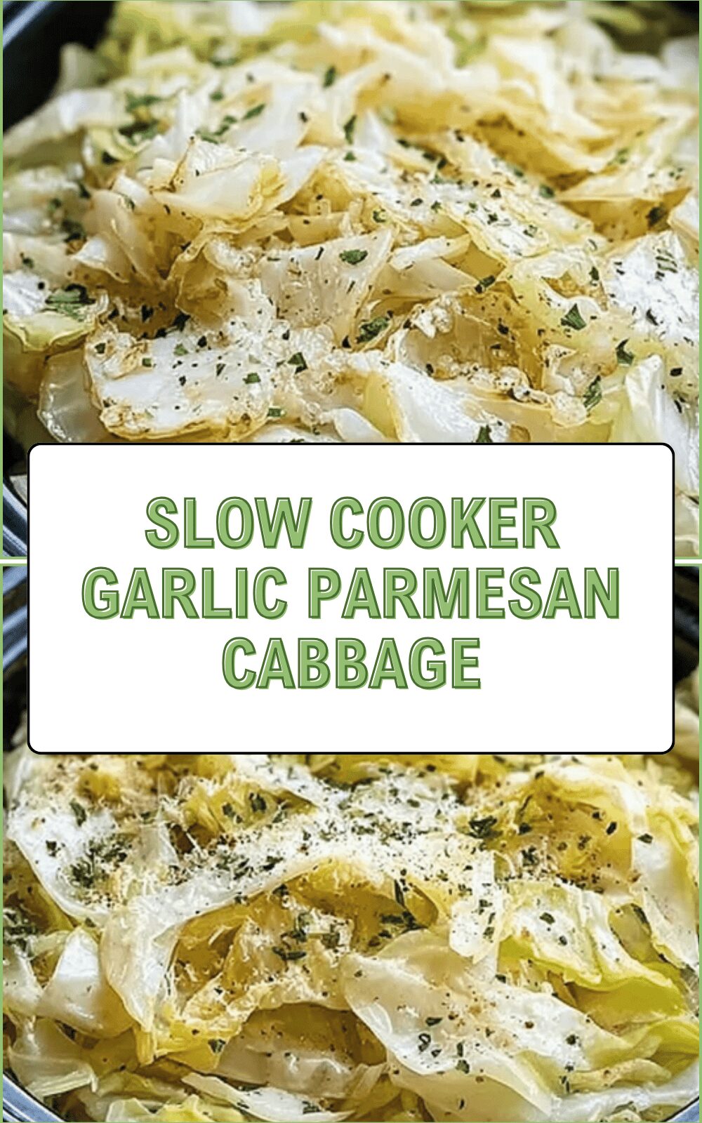 Slow Cooker Garlic Parmesan Cabbage With Zesty Lemon Butter Sauce 6 Slow Cooker Garlic Parmesan Cabbage
