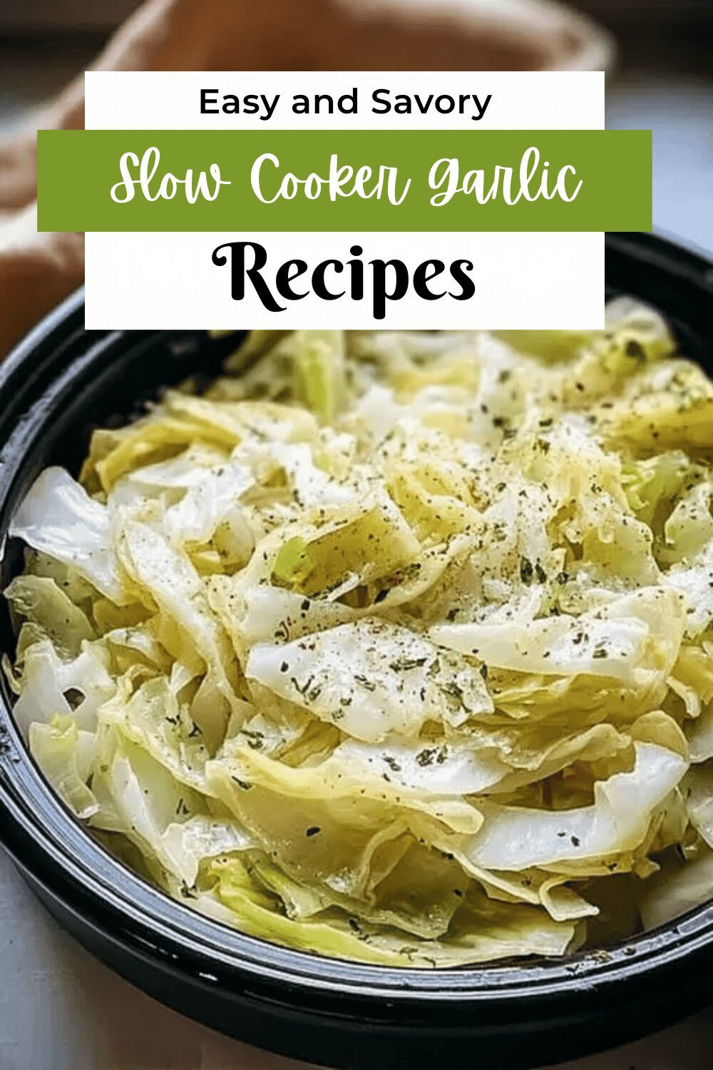 Slow Cooker Garlic Parmesan Cabbage With Zesty Lemon Butter Sauce 7 Slow Cooker Garlic Parmesan Cabbage