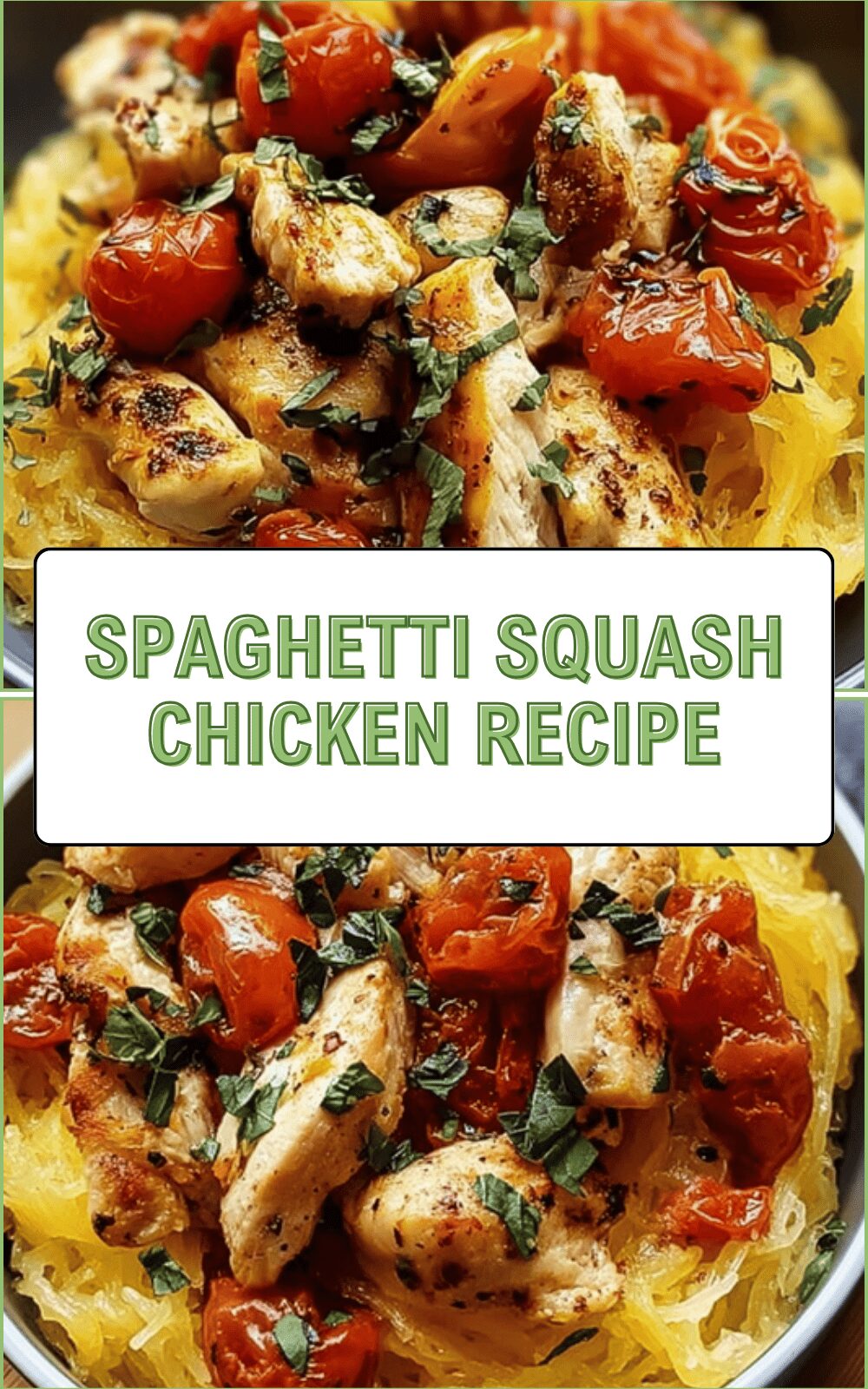 Spaghetti Squash Chicken Recipe