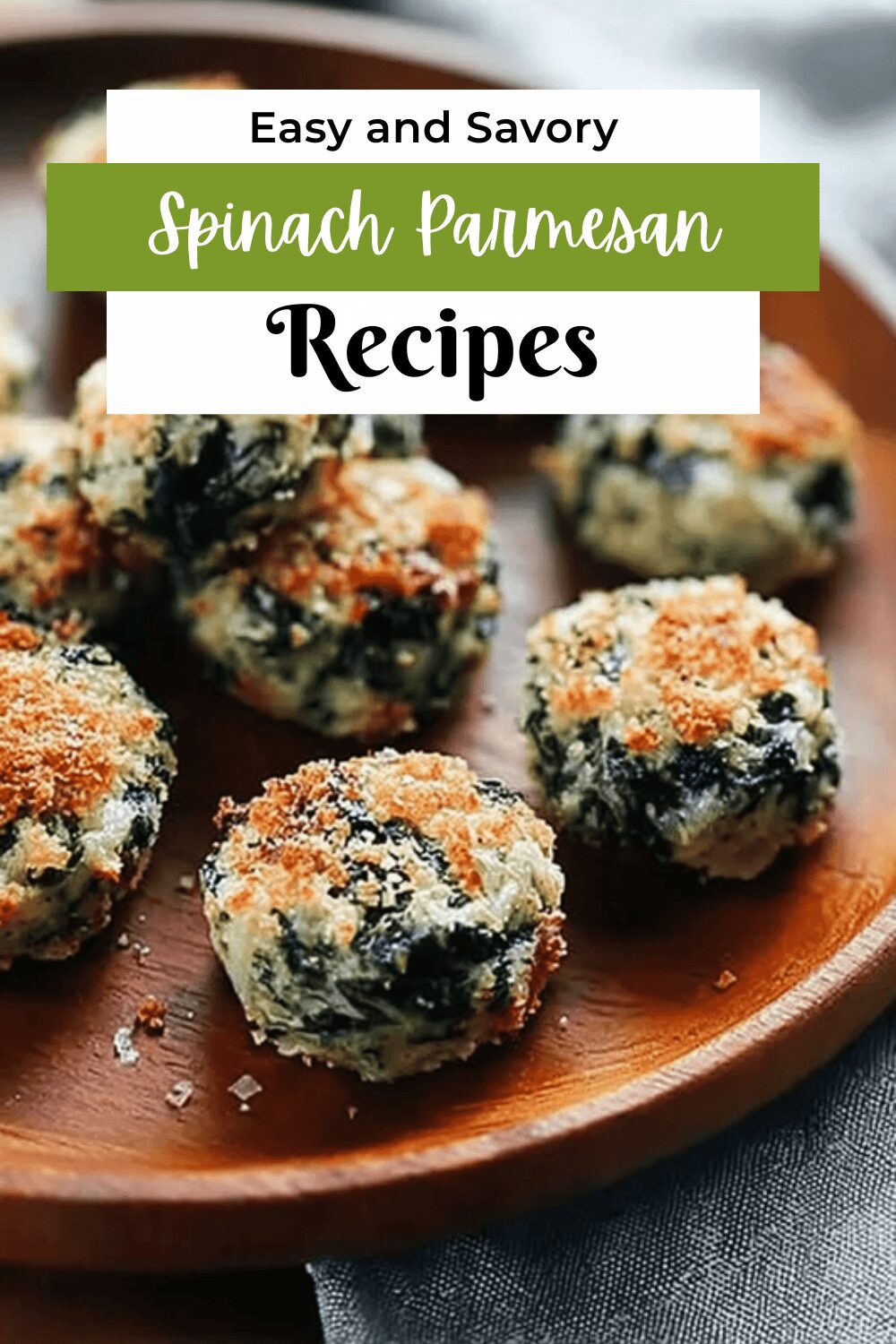 Spinach Parmesan Snacks
