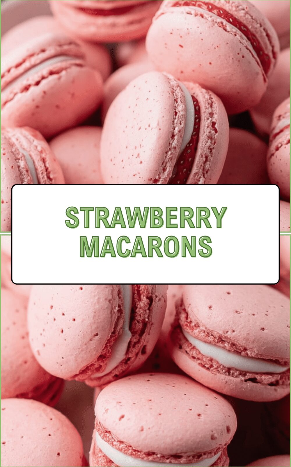 Strawberry Macarons