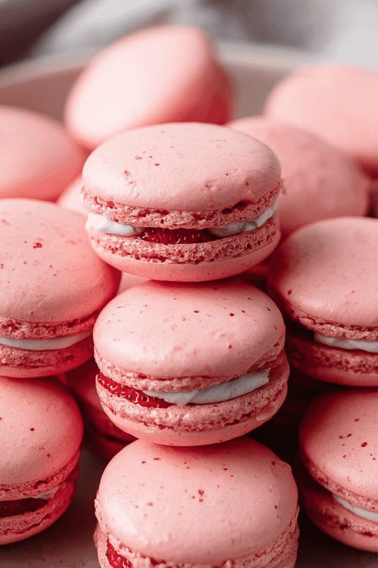 Strawberry Macarons 67.Png