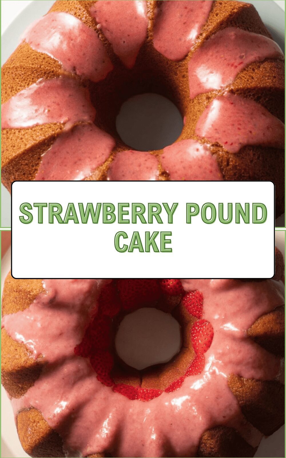 Strawberry Pound Cake