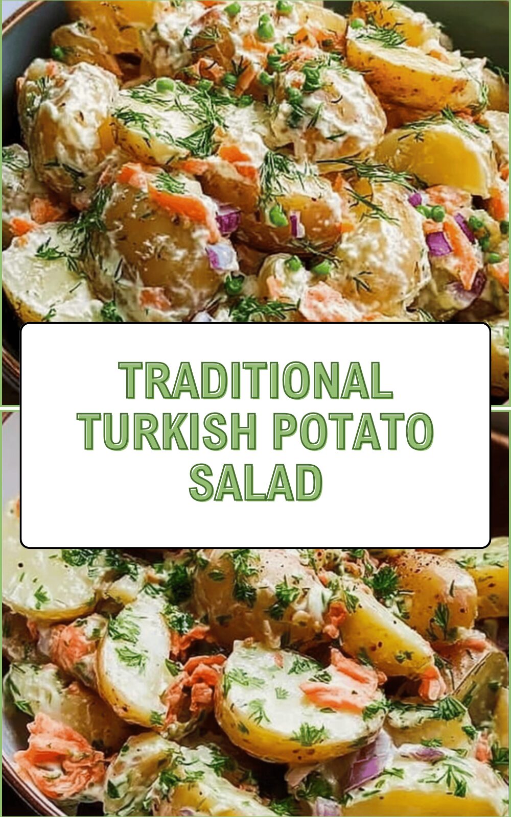Traditional Turkish Potato Salad