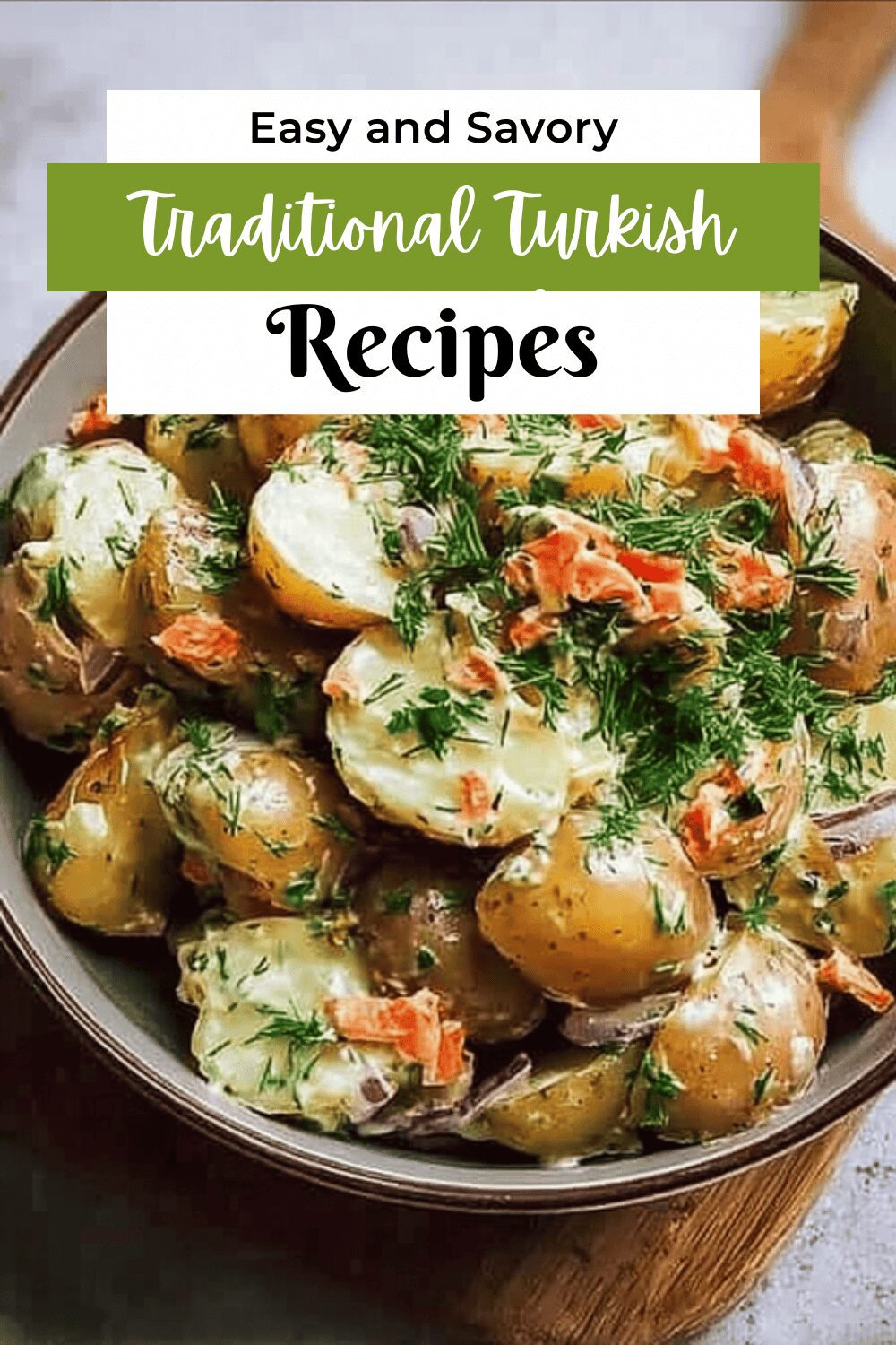 Traditional Turkish Potato Salad