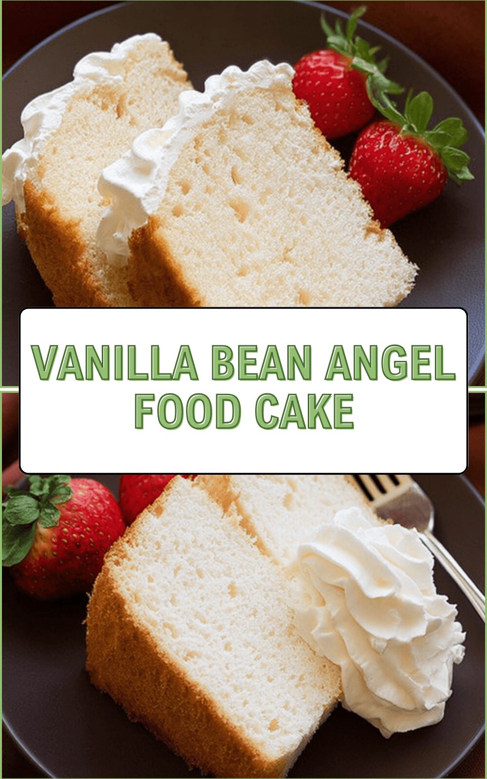 Vanilla Bean Angel Food Cake