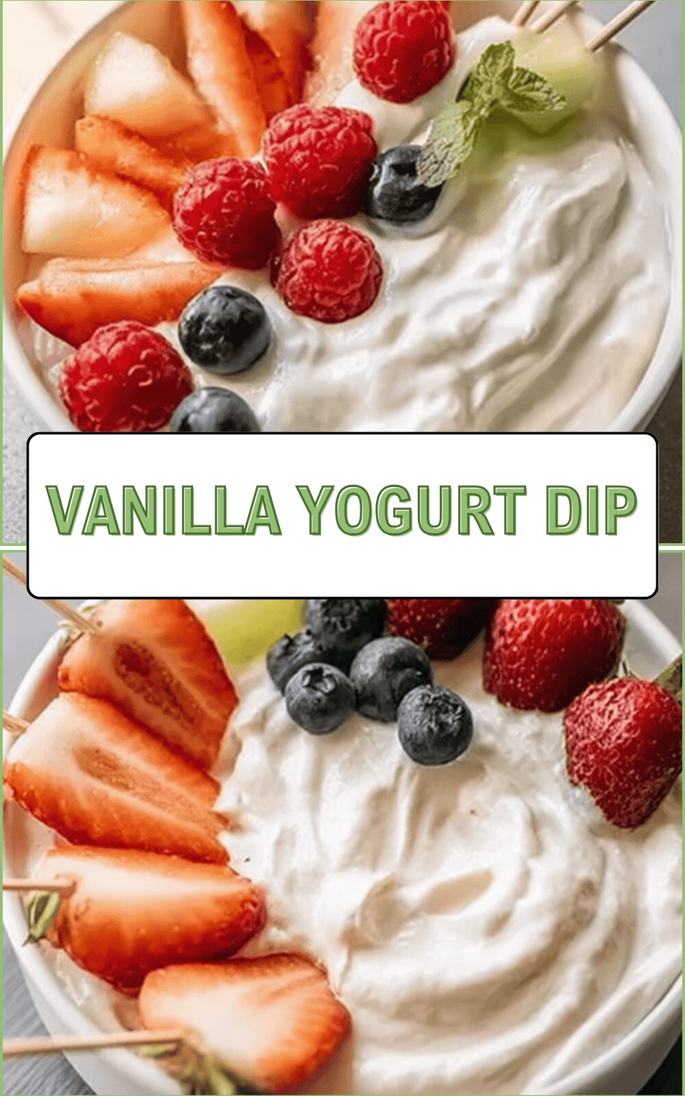 Vanilla Yogurt Dip