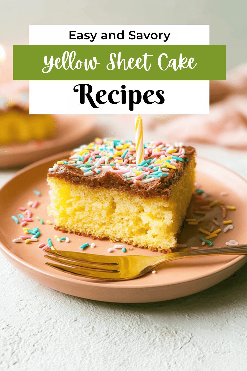 Yellow Sheet Cake With Rich Chocolate Fudge Frosting Recipe 7 Yellow Sheet Cake