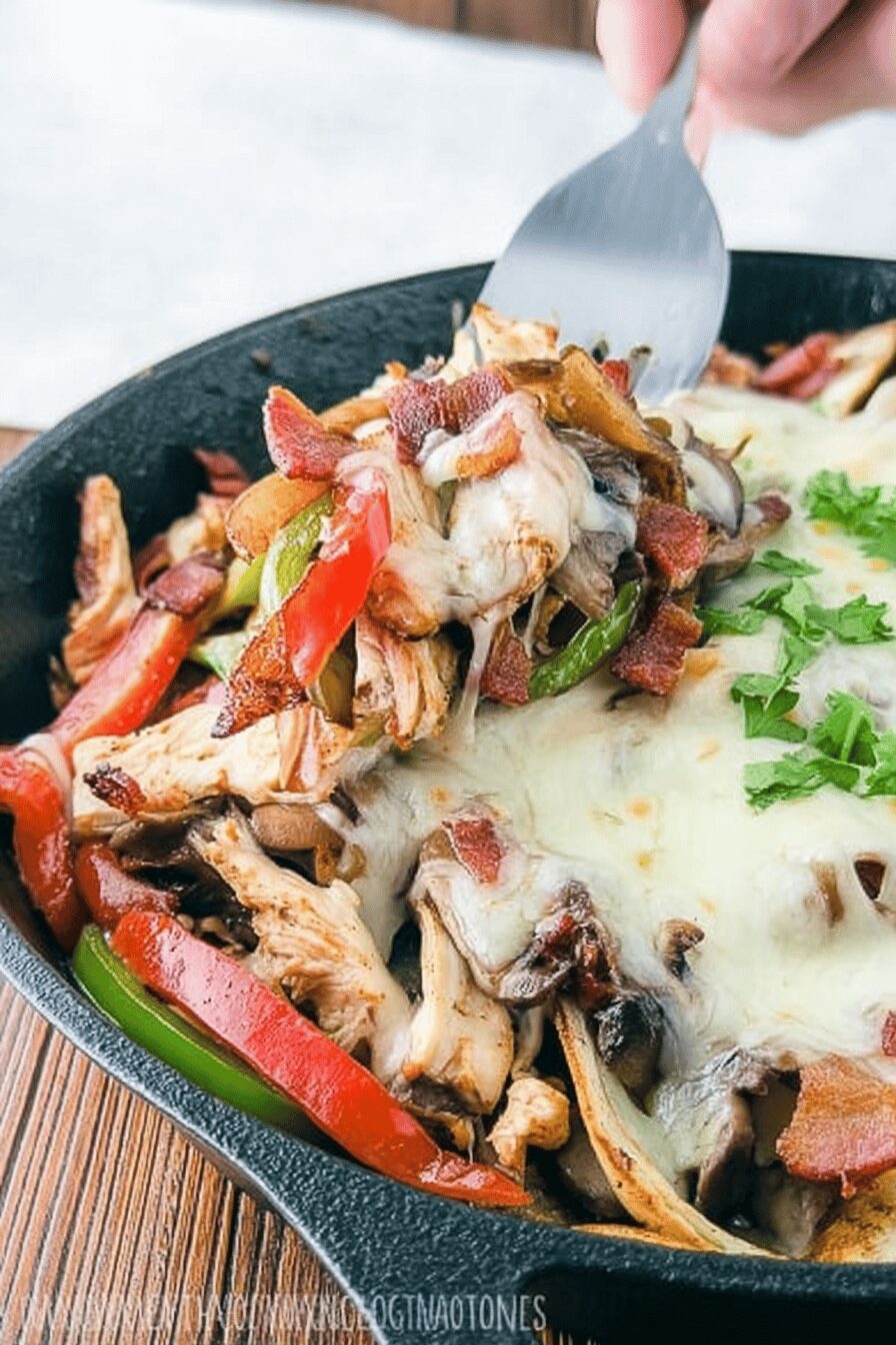 Chicken Mushroom Fajitas