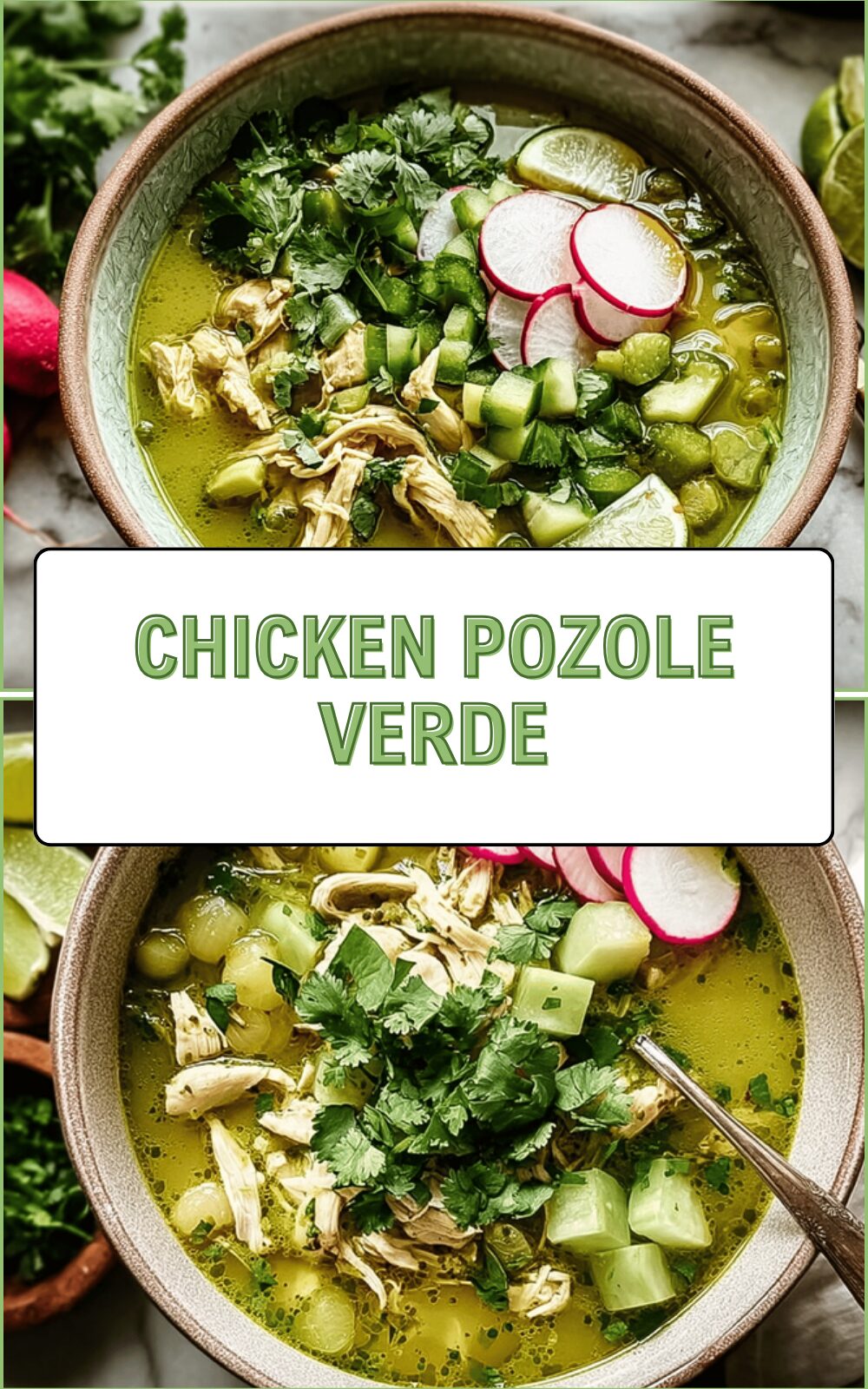 Pozole Verde Recipe Traditional Mexican Soup With Fresh Herbs And Hominy 6 Chicken Pozole Verde