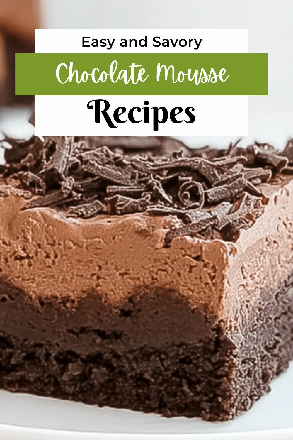 Chocolate Mousse Brownies Recipe For Rich And Creamy Dessert 7 Chocolate Mousse Brownies