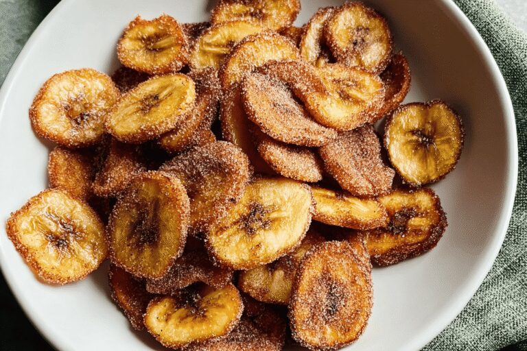 Cinnamon Sugar Air Fryer Banana Chips Recipe 98.Png