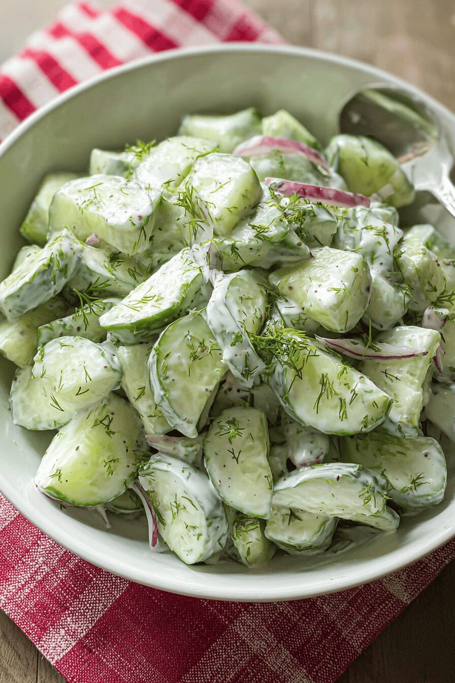 Creamy Cucumber Salad