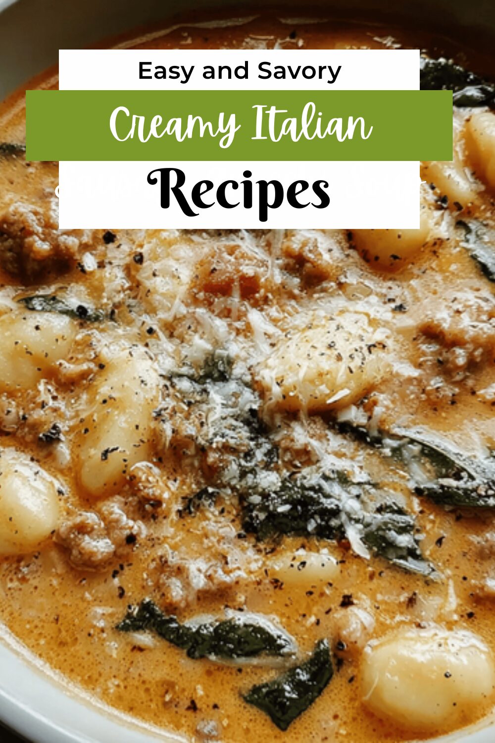 Creamy Italian Sausage Gnocchi Soup