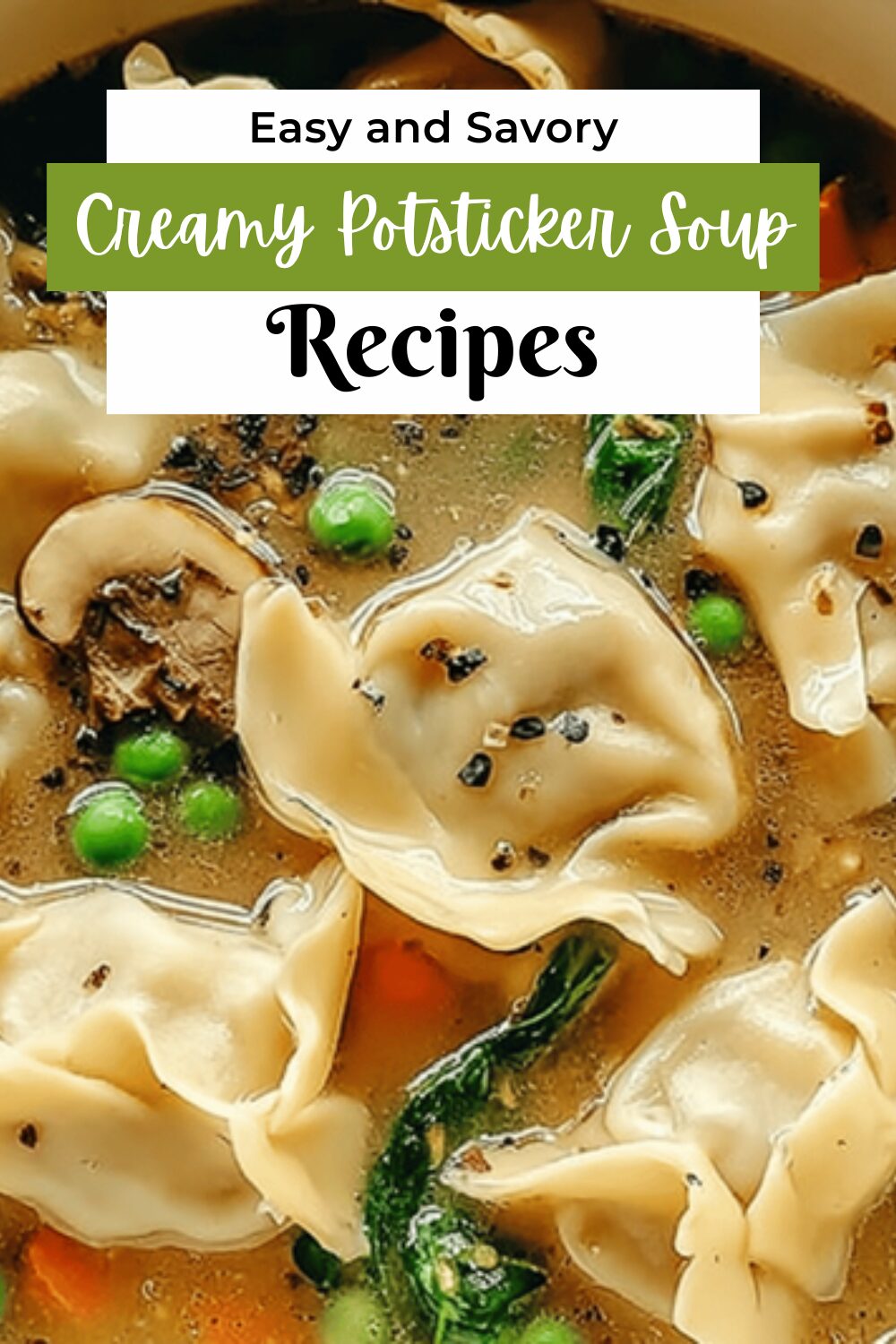 Creamy Potsticker Soup