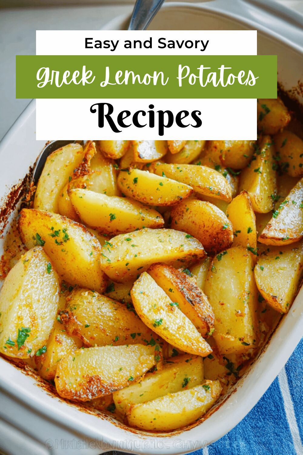 Greek Lemon Potatoes
