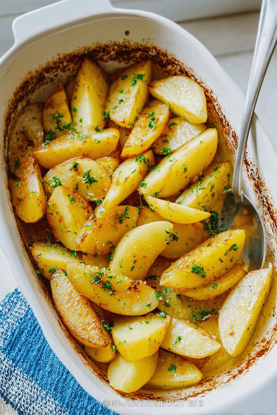 Greek Lemon Potatoes