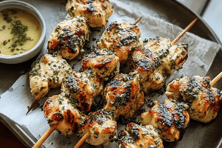 Grilled Ranch Garlic Parmesan Chicken Skewers 20.Png