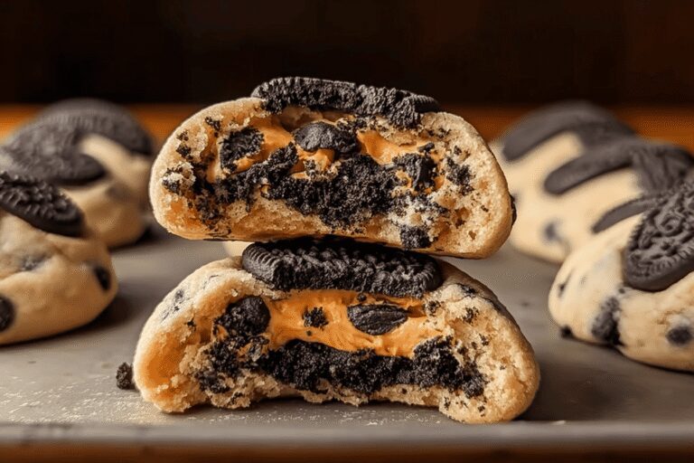 Halloween Oreo Stuffed Chocolate Chip Cookies 8.Png