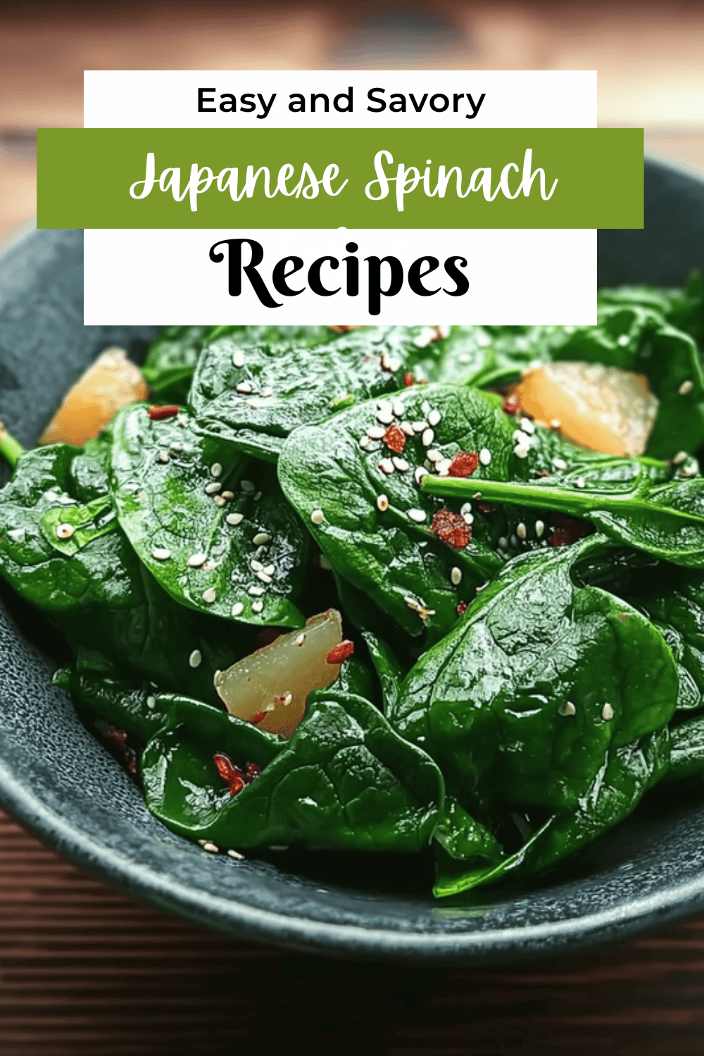 Japanese Spinach Salad With Creamy White Sesame Dressing 7 Japanese Spinach Salad