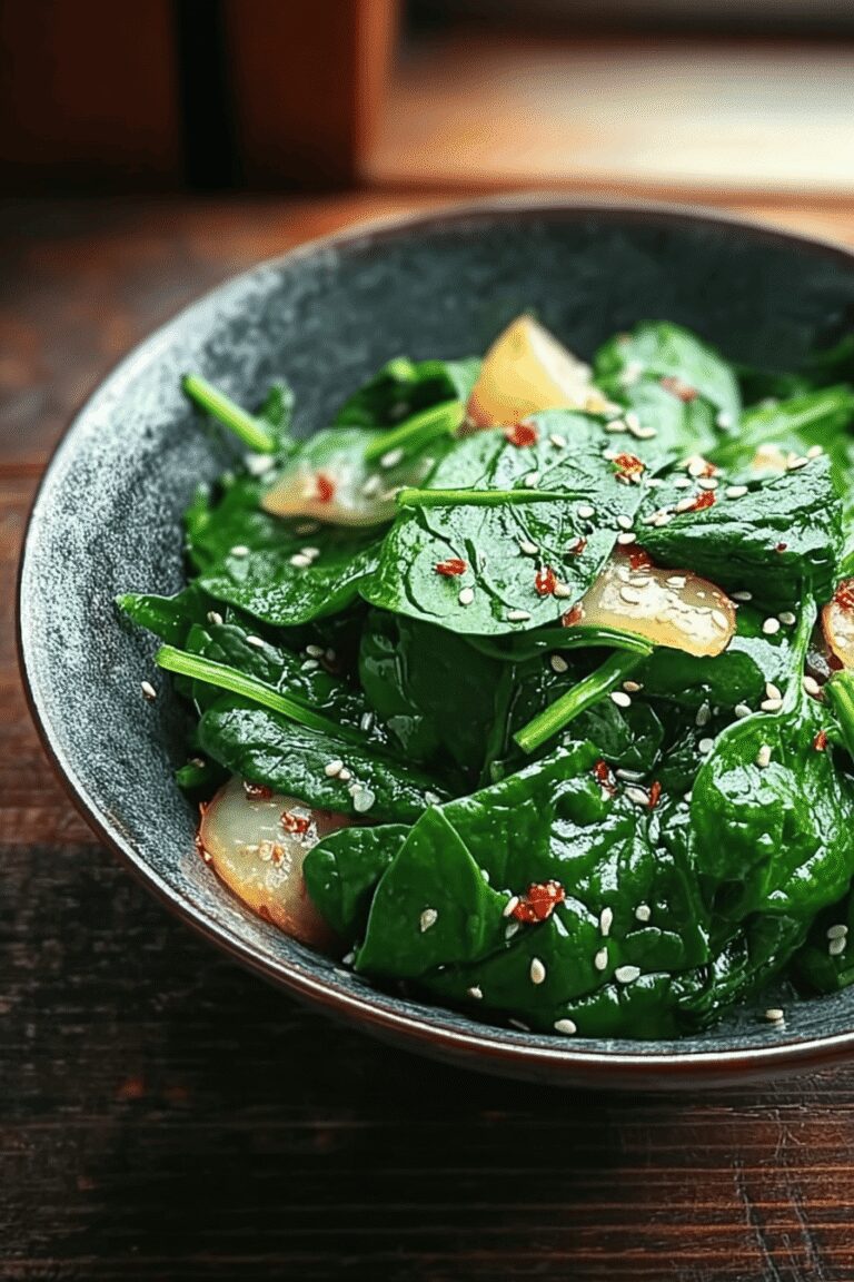 Japanese Spinach Salad 94.Png