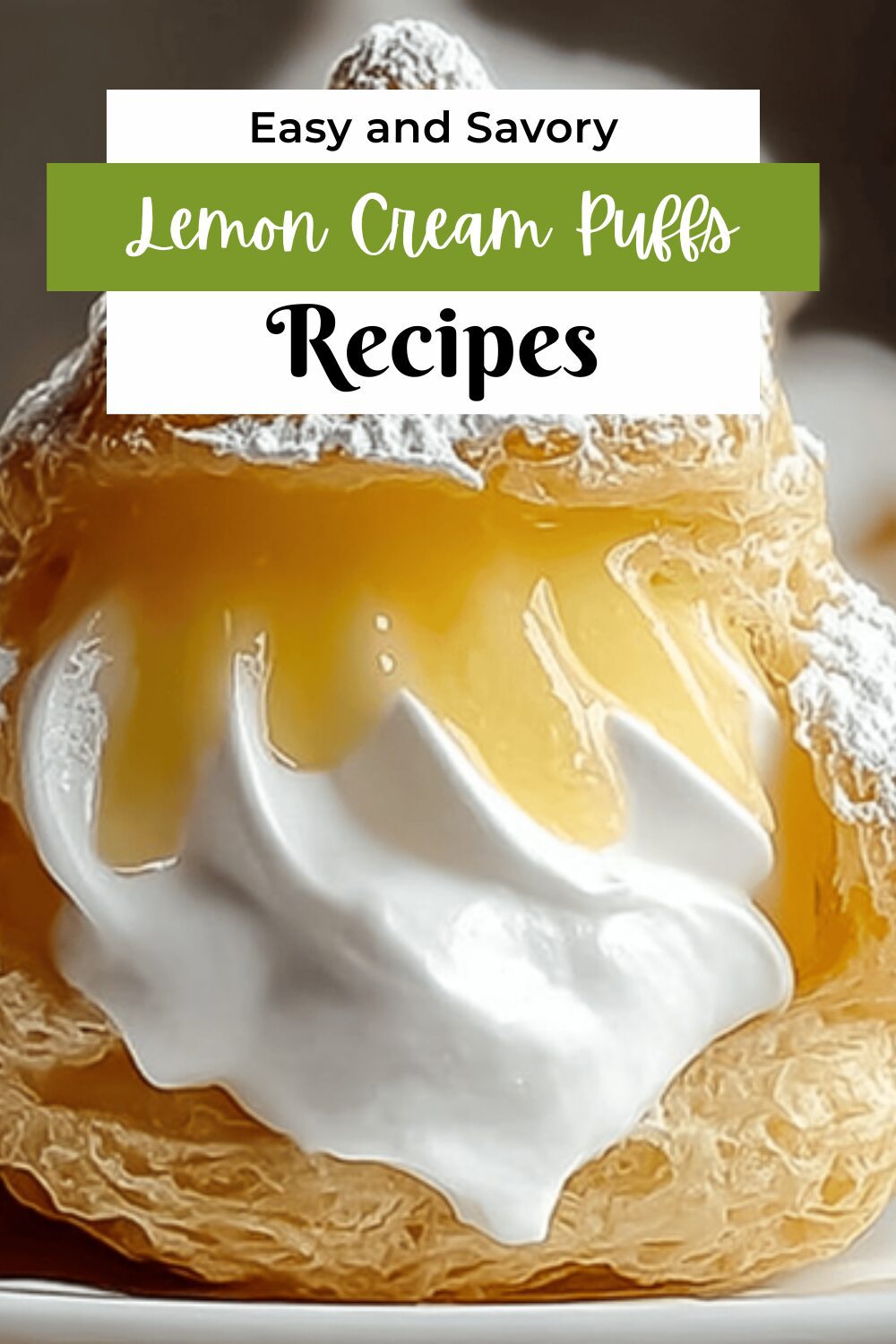 Lemon Cream Puffs