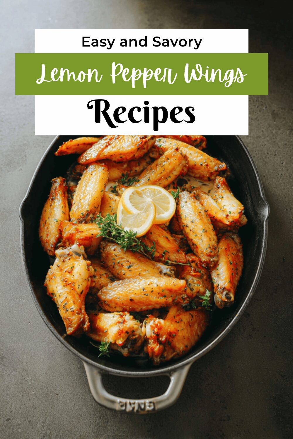 Lemon Pepper Wings Recipe