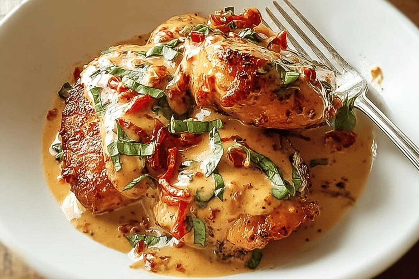 Marry Me Chicken Recipe With Creamy Garlic Sauce