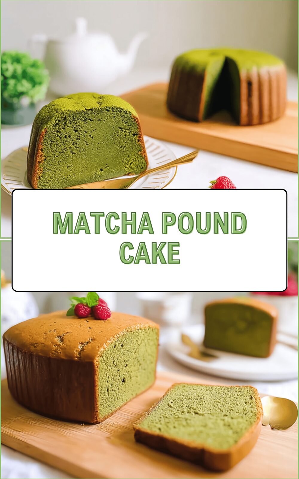 Matcha Pound Cake Recipe With Moist Texture And Rich Flavor 6 Matcha Pound Cake
