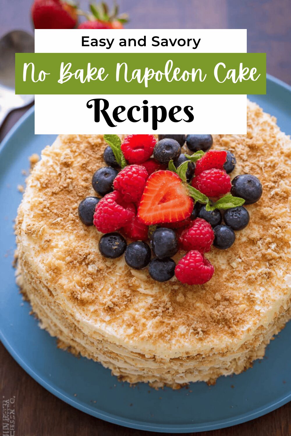 No Bake Napoleon Cake