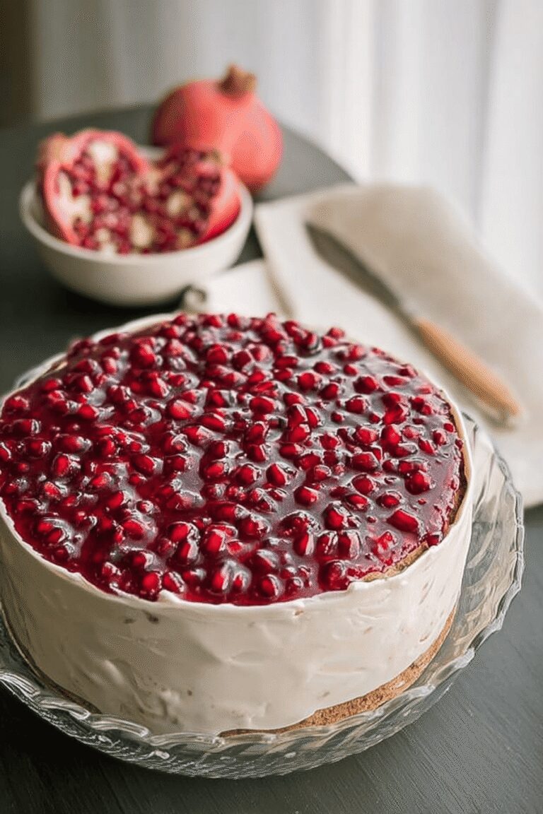 Pomegranate Christmas Cake Recipe 96.Png