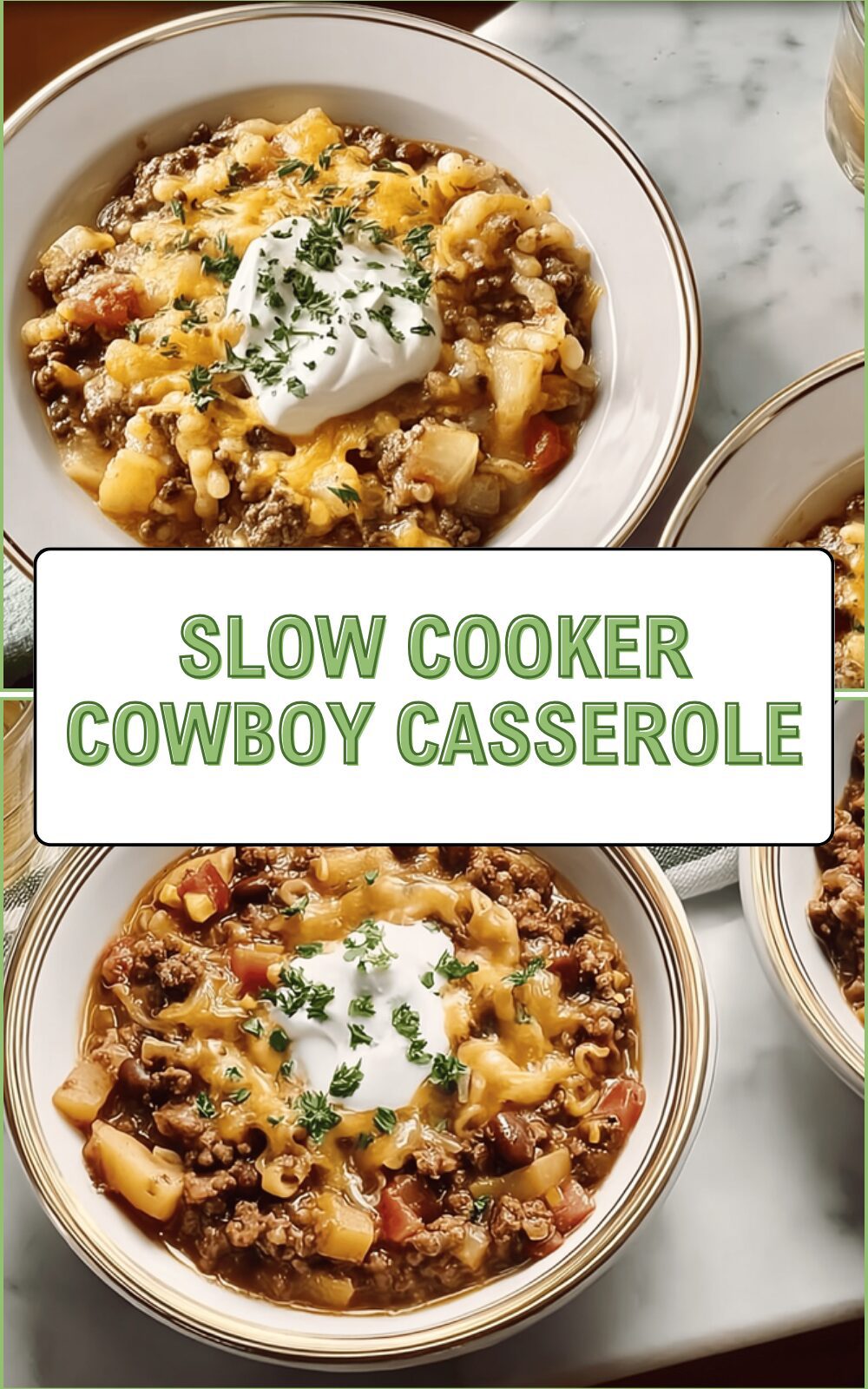 Slow Cooker Cowboy Casserole