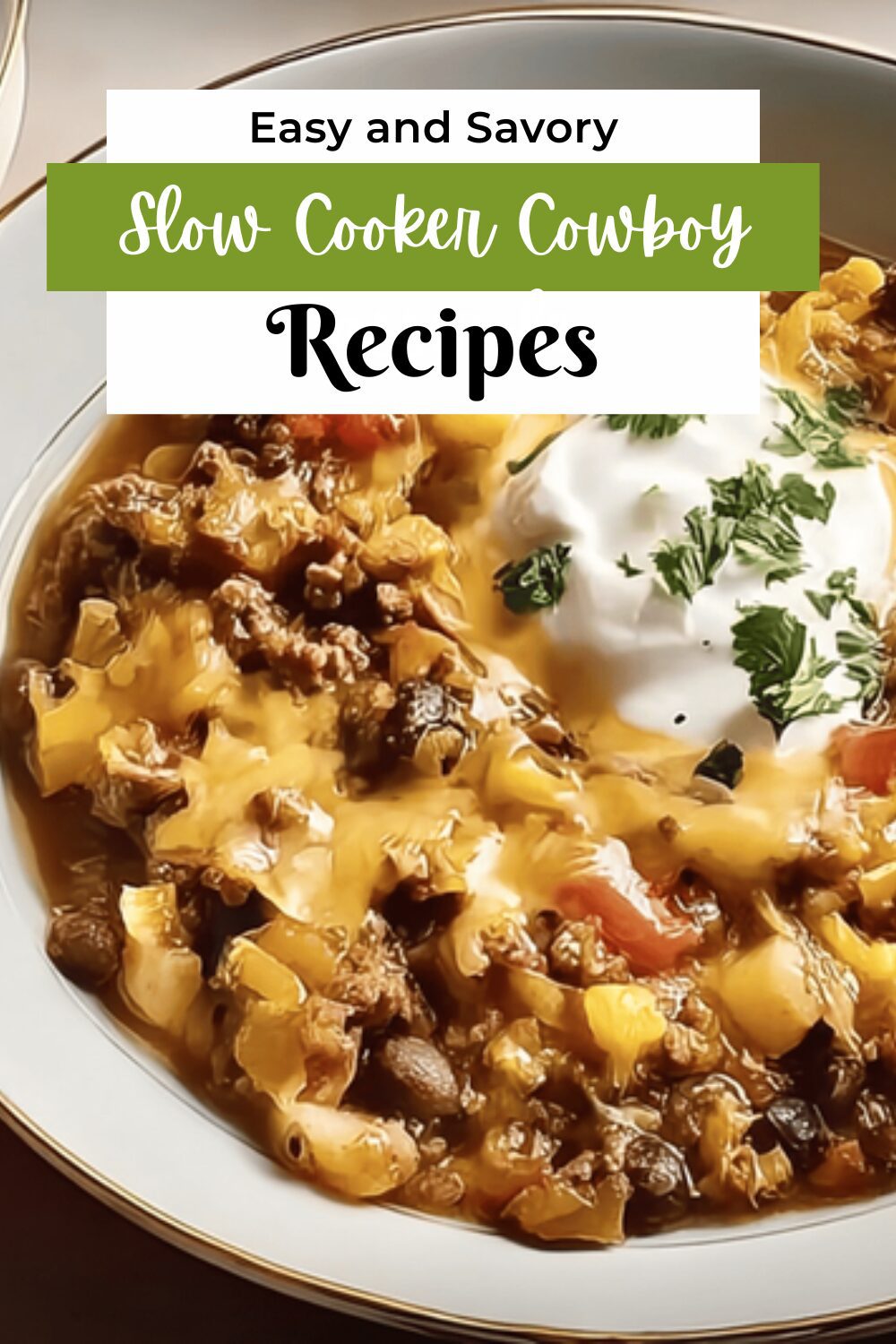 Slow Cooker Cowboy Casserole