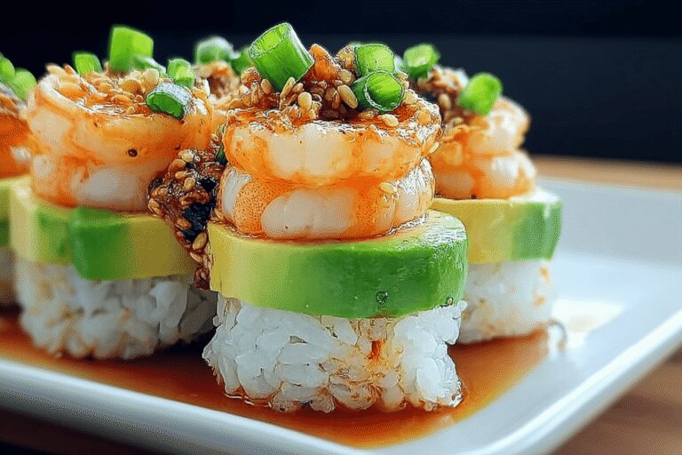 Spicy Shrimp Sushi Stacks 60.Png