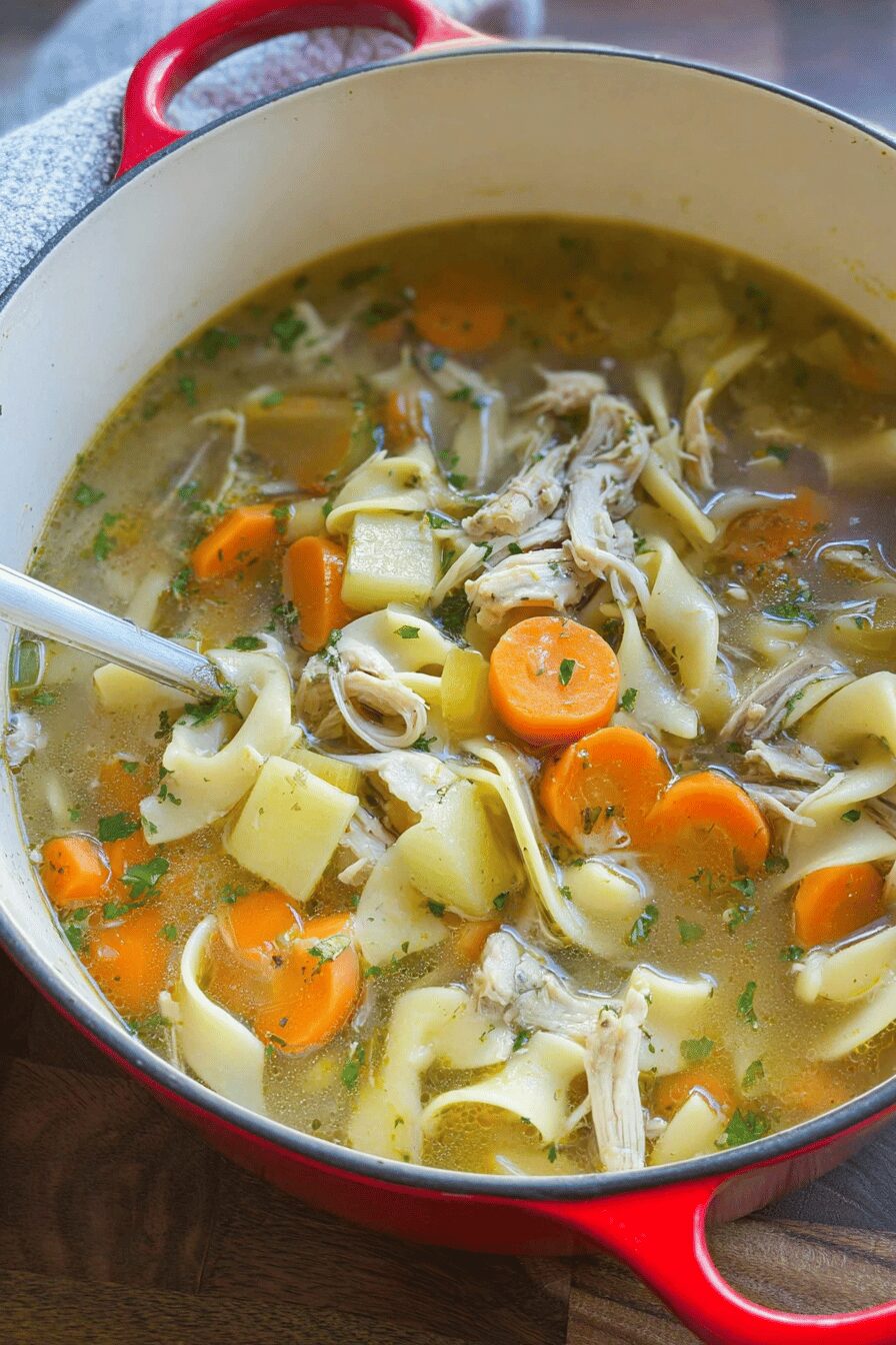 Leftover Turkey Noodle Soup Recipe For Cozy Comfort 6 Turkey Noodle Soup Recipe