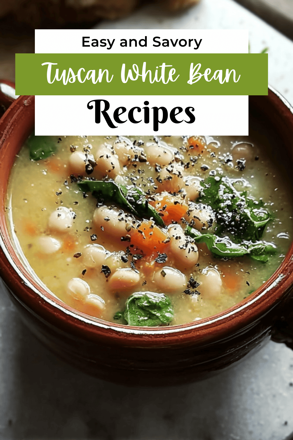 Tuscan White Bean Soup With Herbs And Vegetables For Cozy Meals 7 Tuscan White Bean Soup
