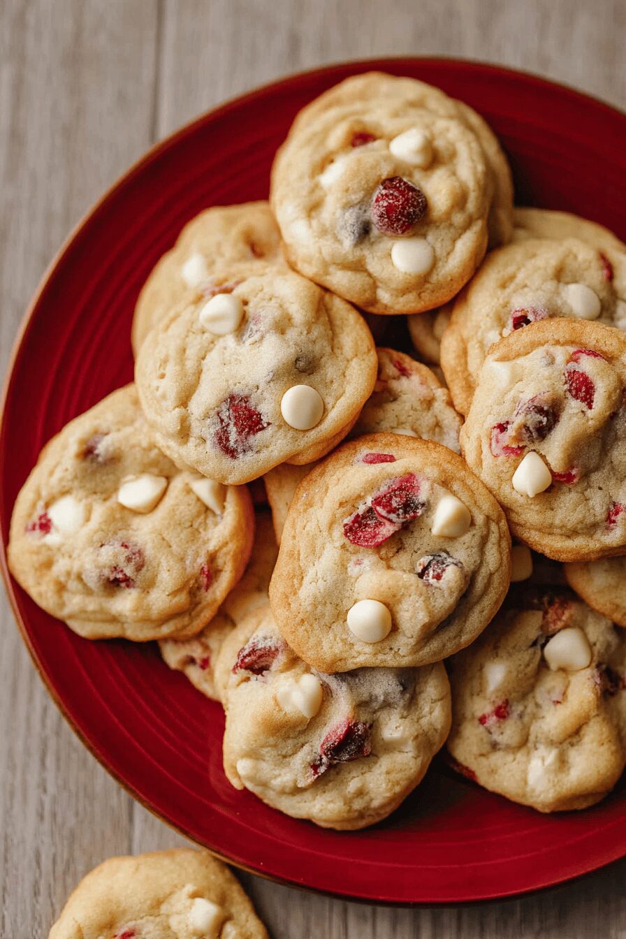 White Chocolate Cranberry Cookies