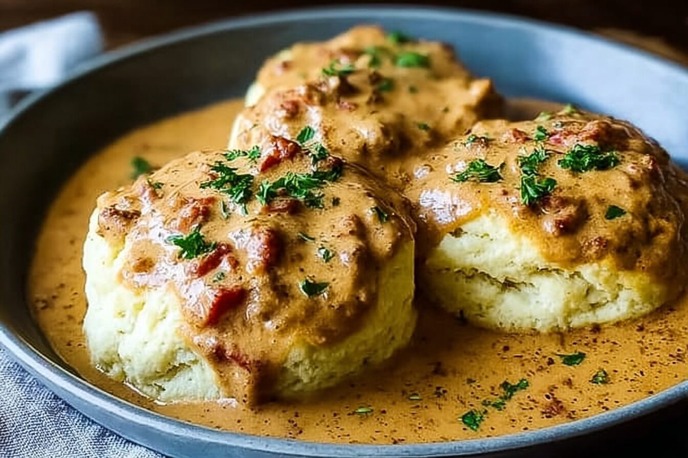 Biscuits And Chorizo Gravy