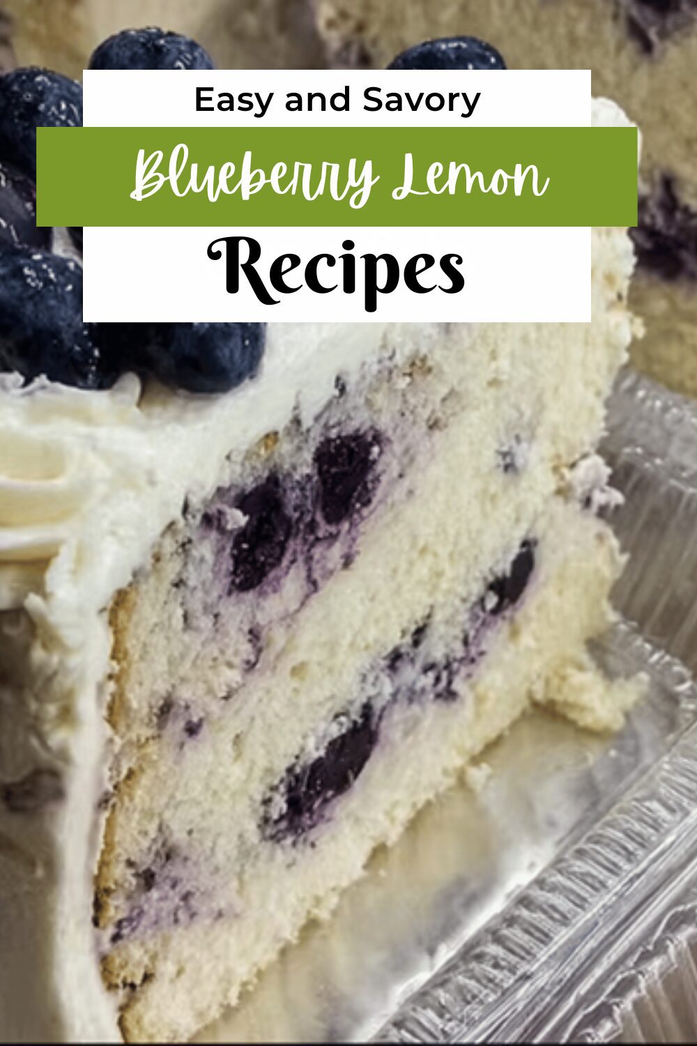 Blueberry Lemon Creme Cake