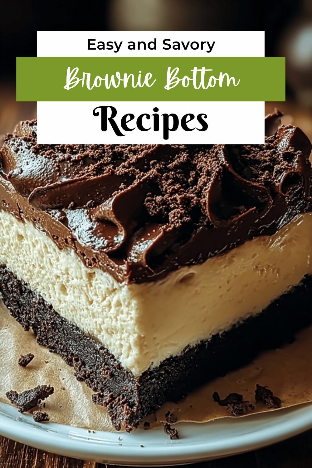 Brownie Bottom Cheesecake