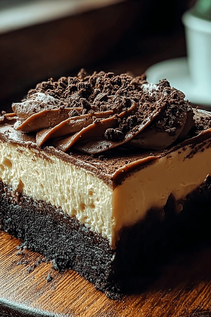 Brownie Bottom Cheesecake